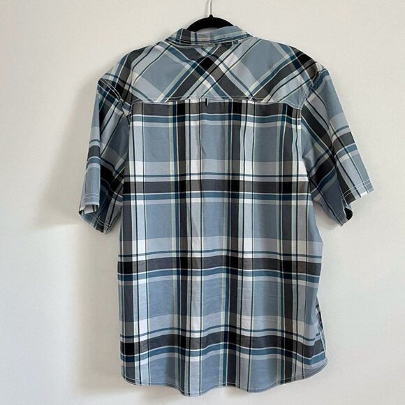 Burnside Plaid Shirt Sleeves Casual - Picture 6 of 6